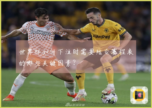 世界杯如何下注时需要结合赛程表的哪些关键因素?
